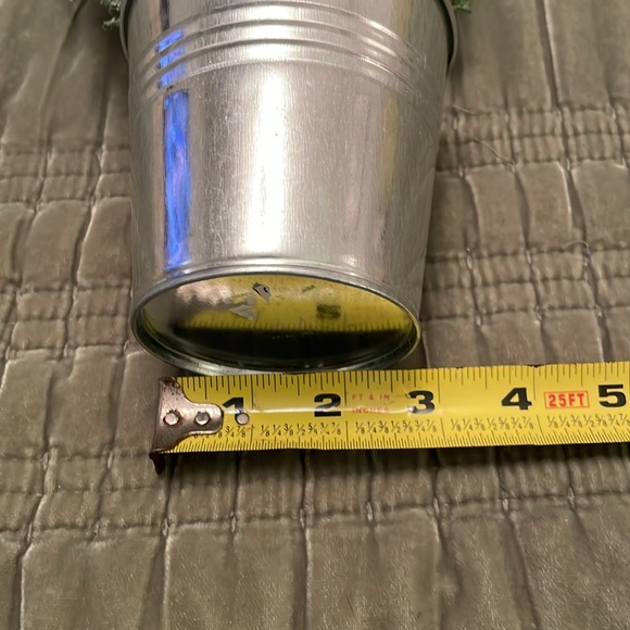 Artificial Faux Cedar Pine Decoration Potted Plant Flocked with Glitter Like - Picture 12 of 15